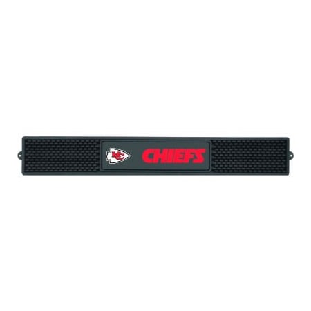 Fanmats FanMats Drink Mat, NFL - Kansas City Chiefs, 3-1/4" x 24" x 1" 13988